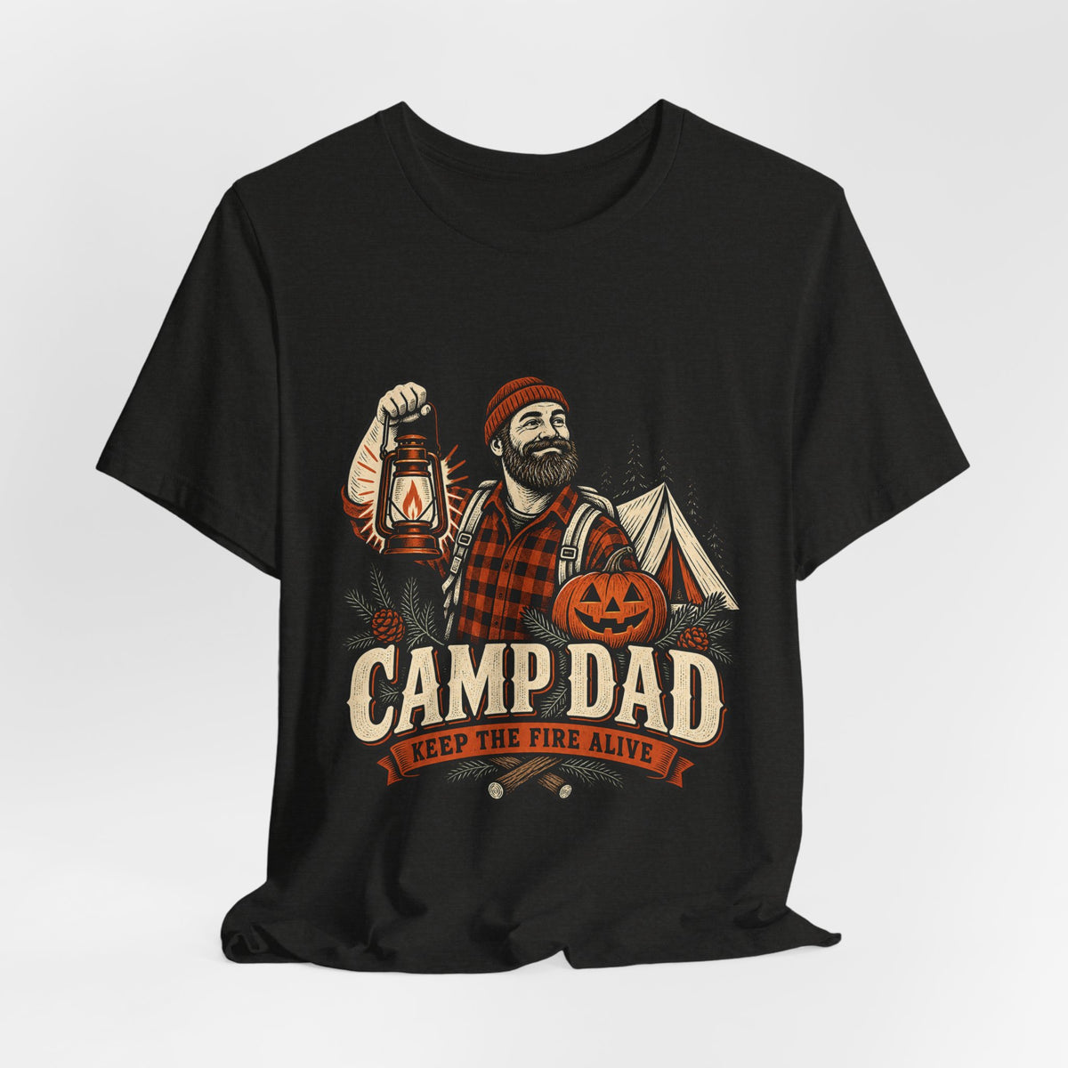 Camp Dad Keep The Fire Alive Tee