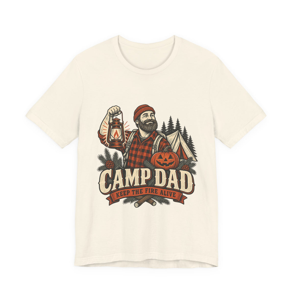 Camp Dad Keep The Fire Alive Tee