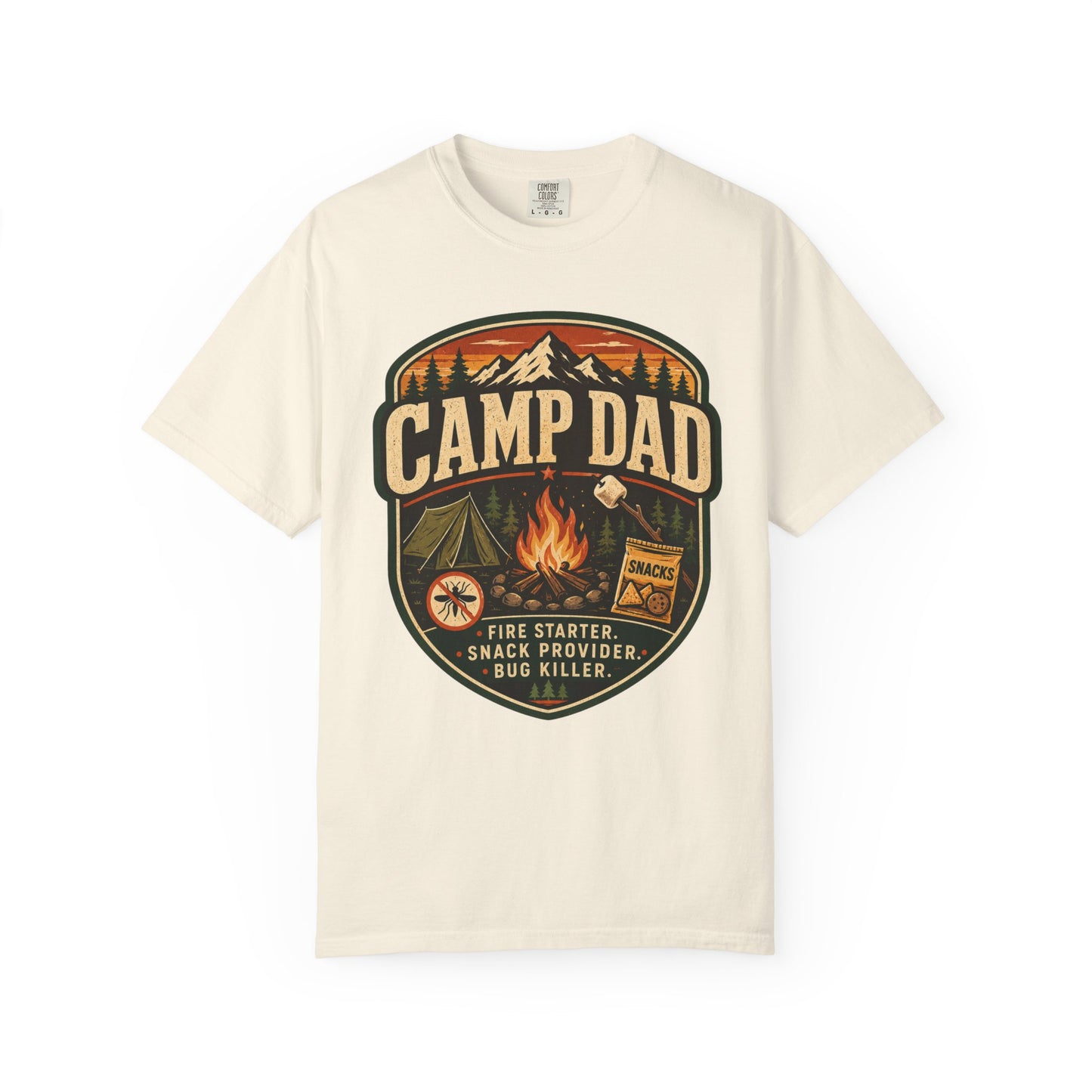 Camp Dad T-Shirt — Vintage Camping World Tour Graphic Tee