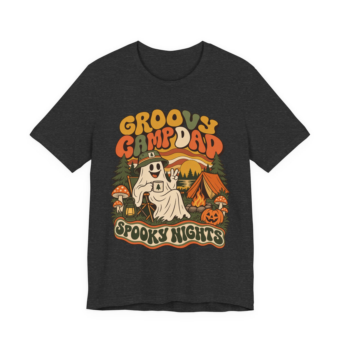 Groovy Camp Dad Spooky Nights Tee