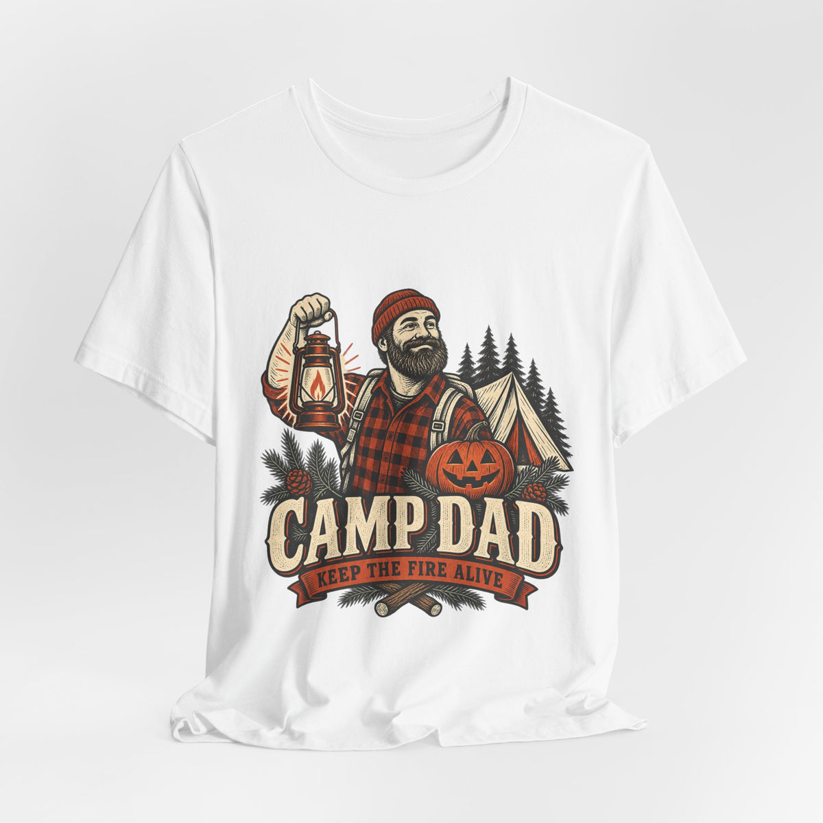 Camp Dad Keep The Fire Alive Tee