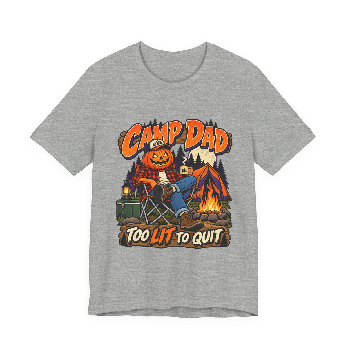 Too Lit To Quit Campfire Tee