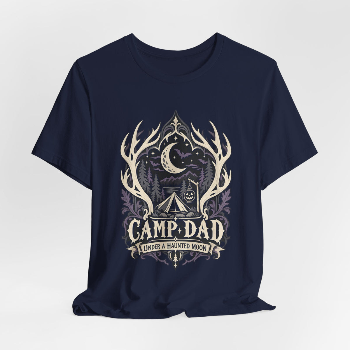 Camp Dad Under A Haunted Moon Tee
