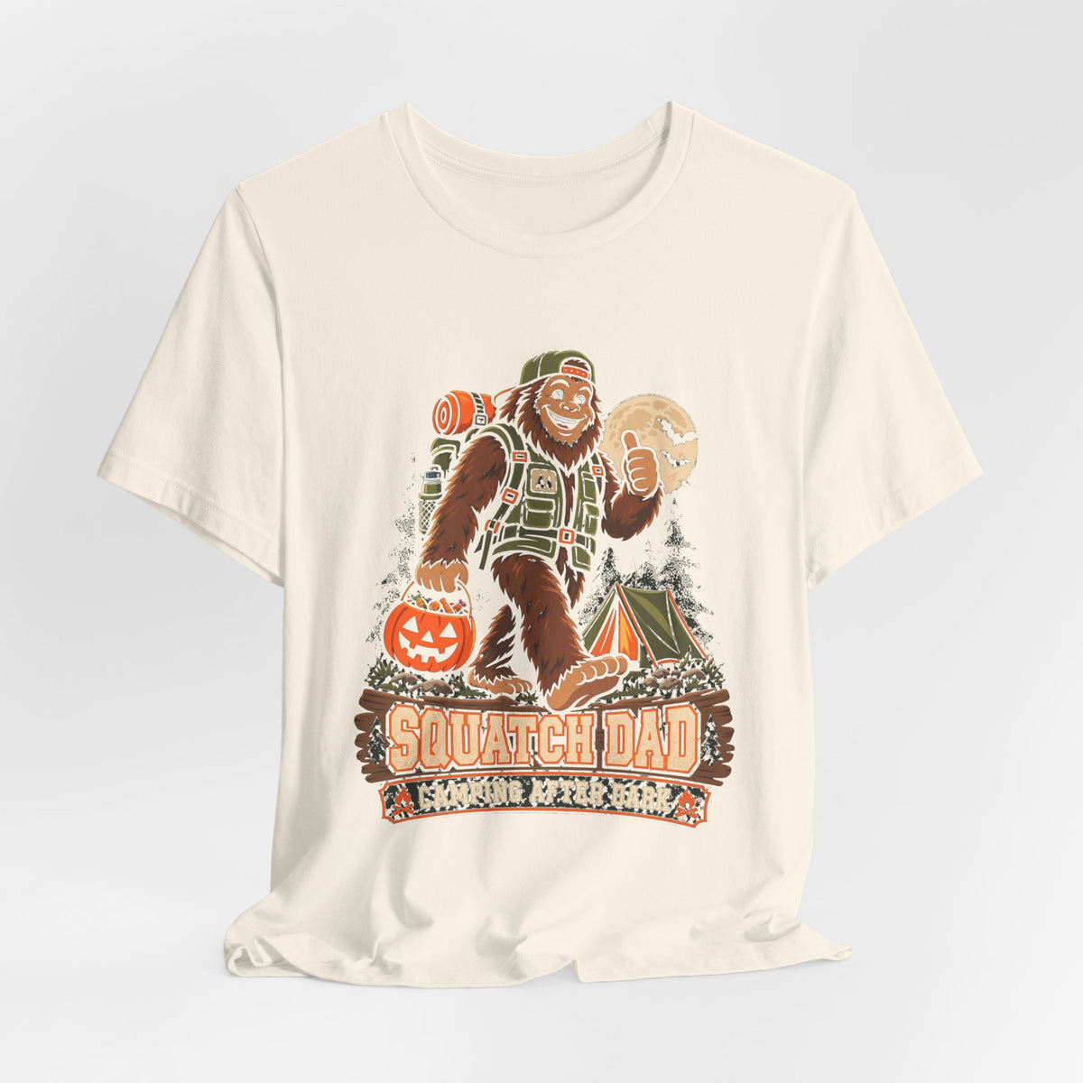 Squatch Dad Camping After Dark Tee