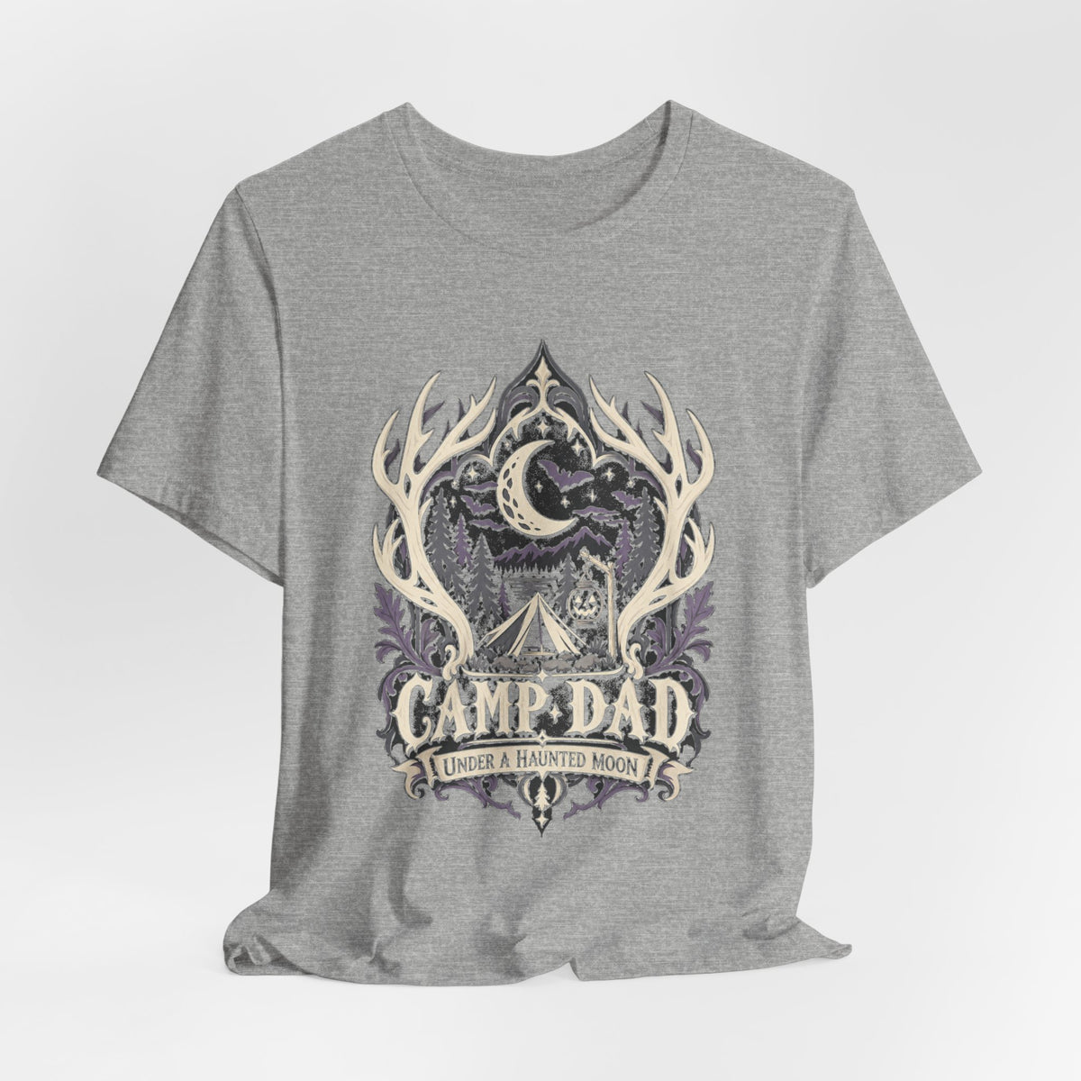 Camp Dad Under A Haunted Moon Tee