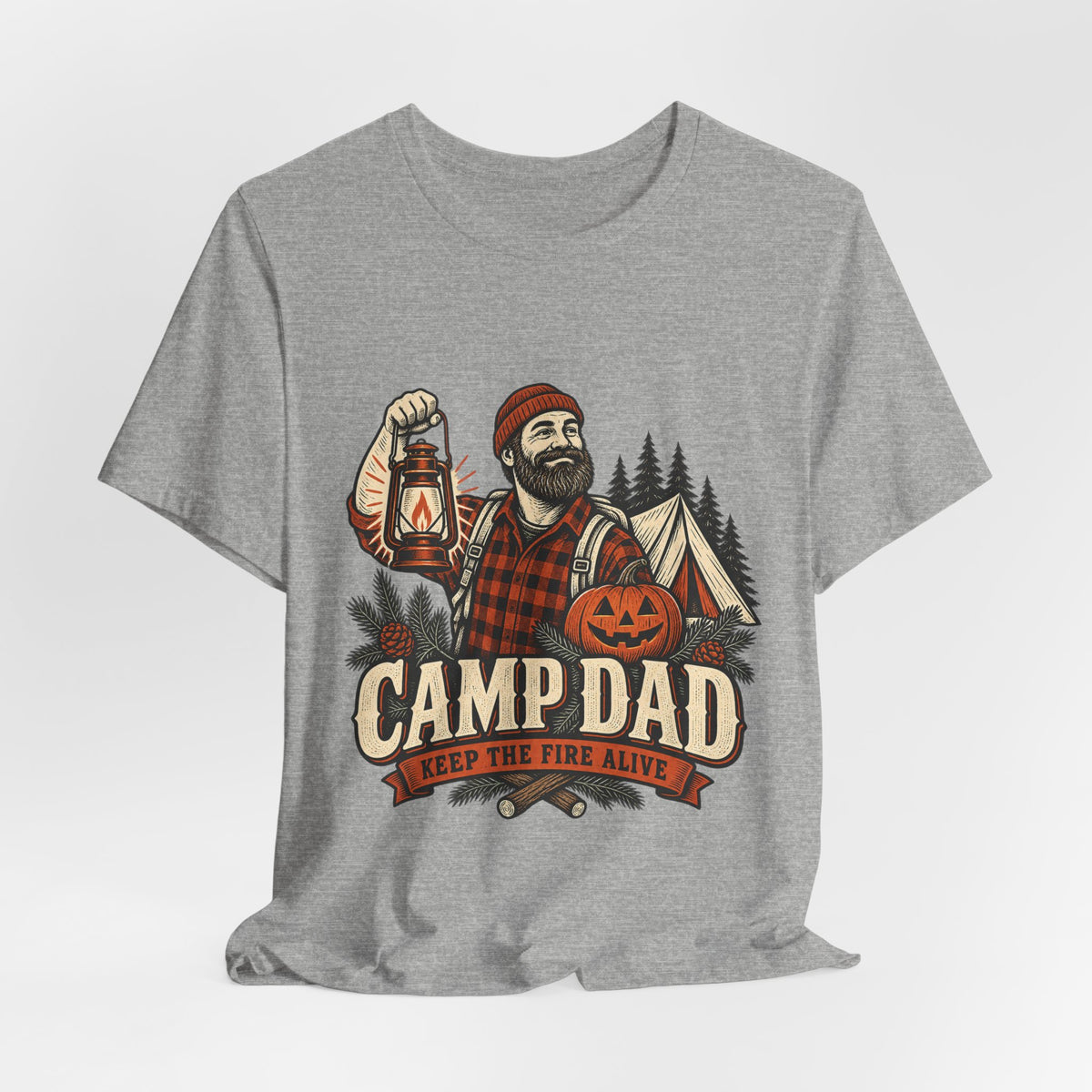 Camp Dad Keep The Fire Alive Tee