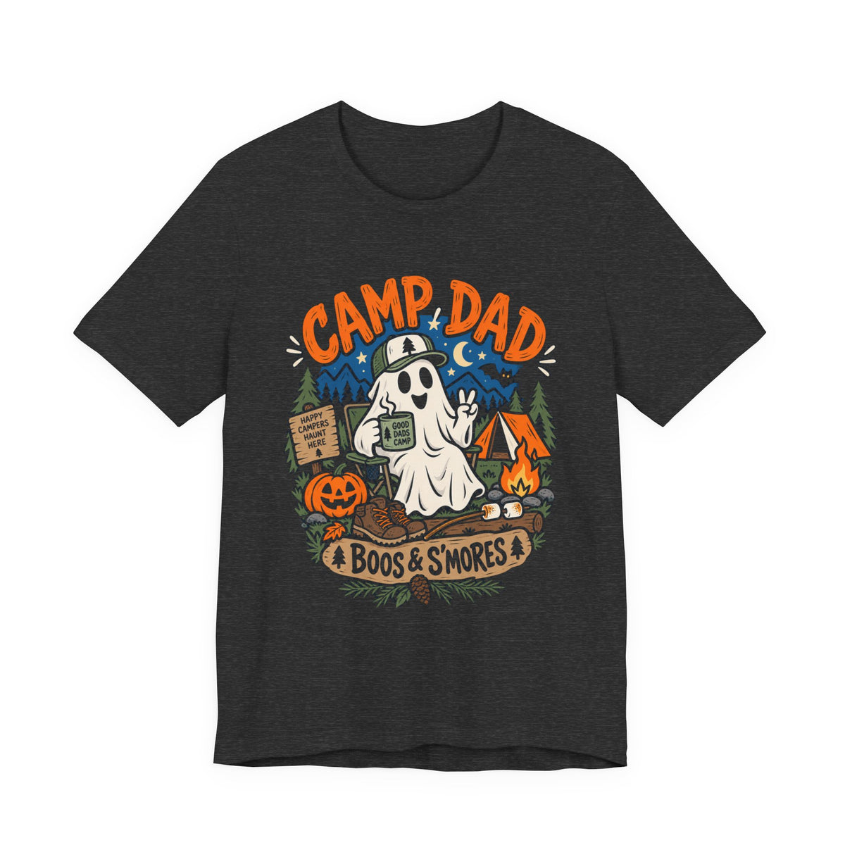 Camp Dad Boos & S'mores Tee