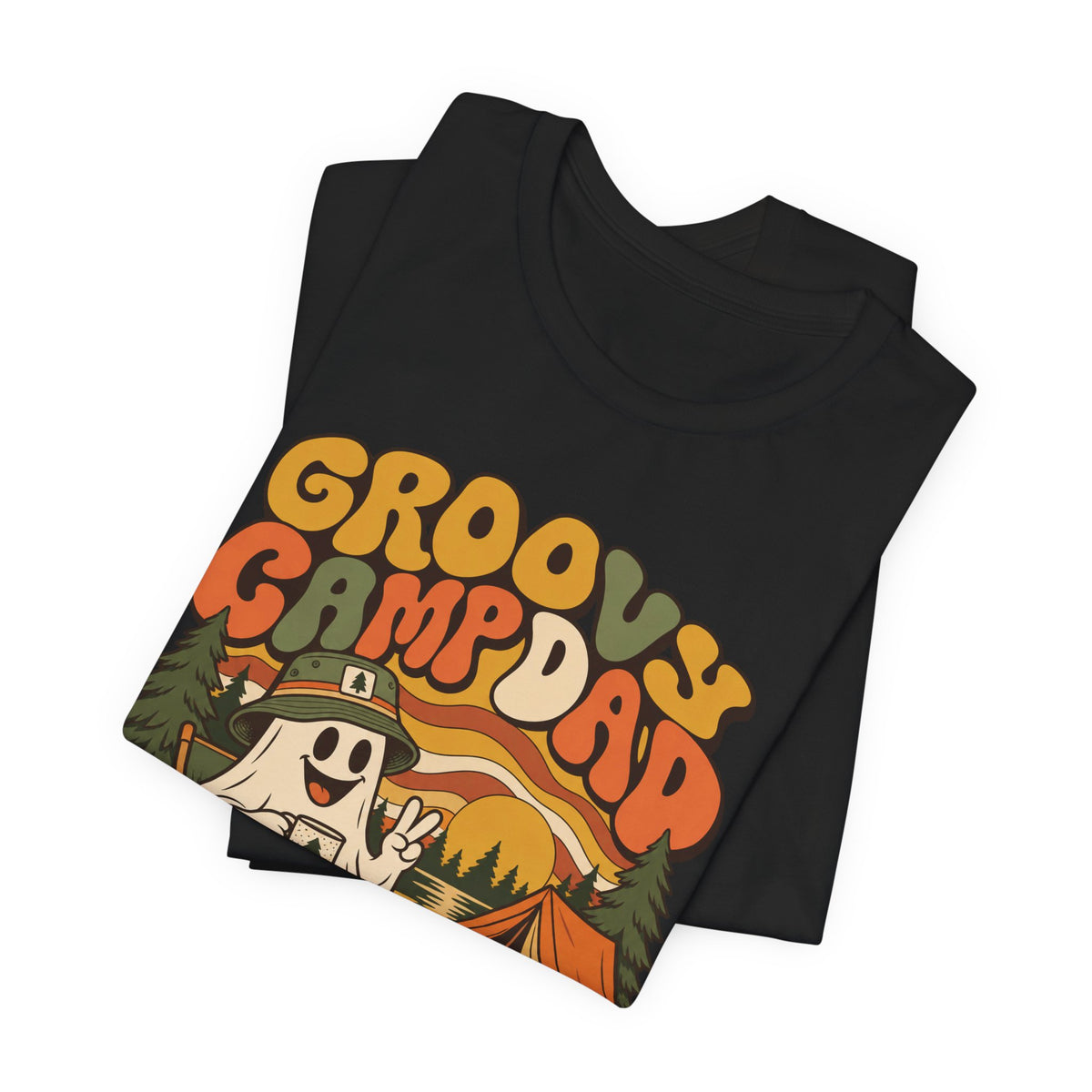 Groovy Camp Dad Spooky Nights Tee