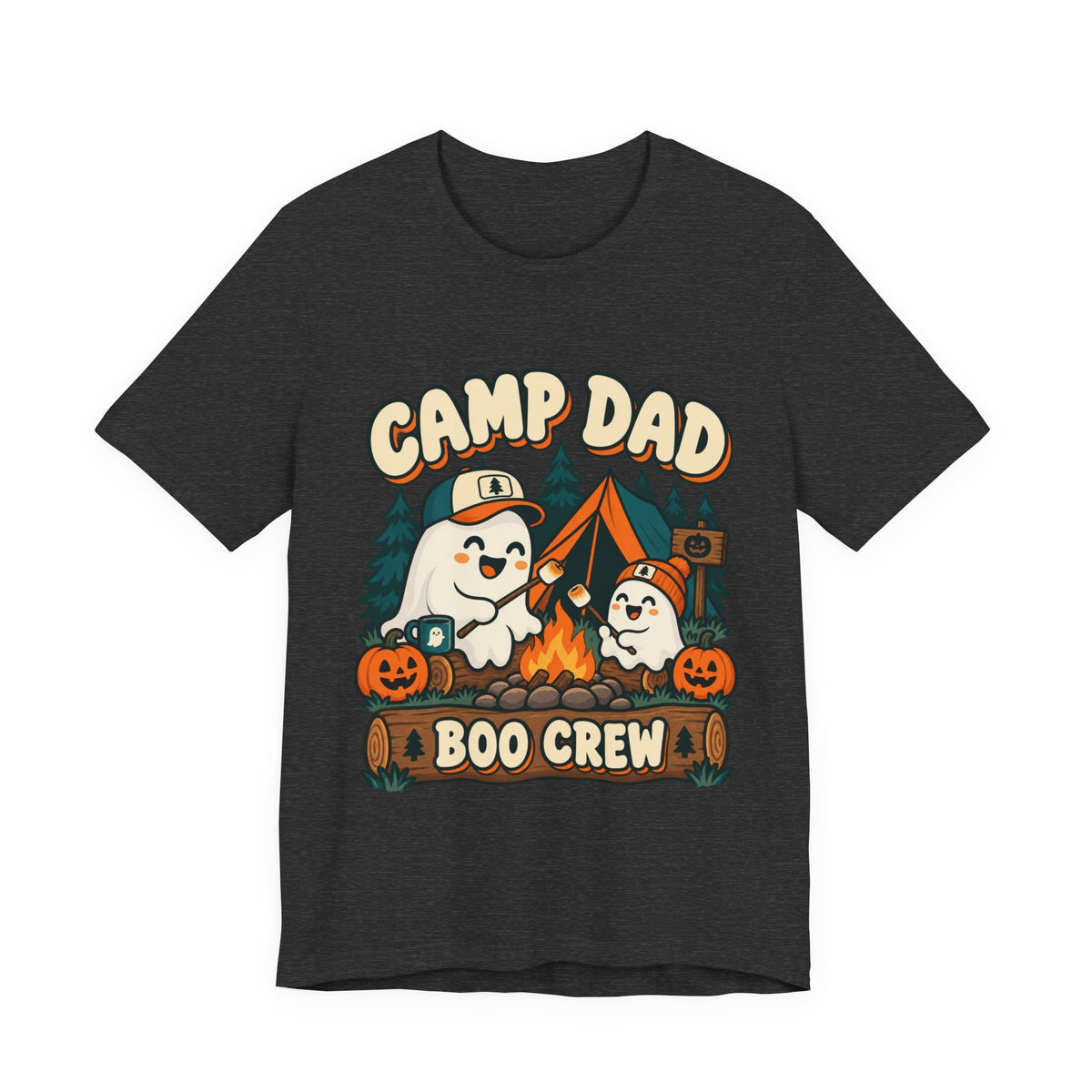 Camp Dad Boo Crew Halloween Tee