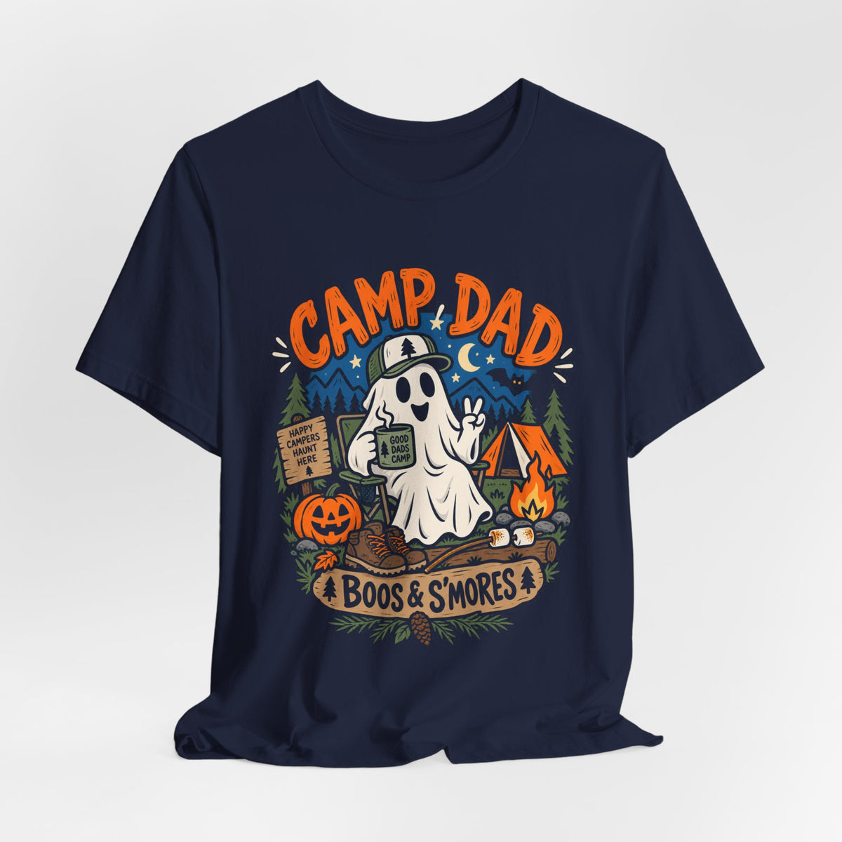 Camp Dad Boos & S'mores Tee