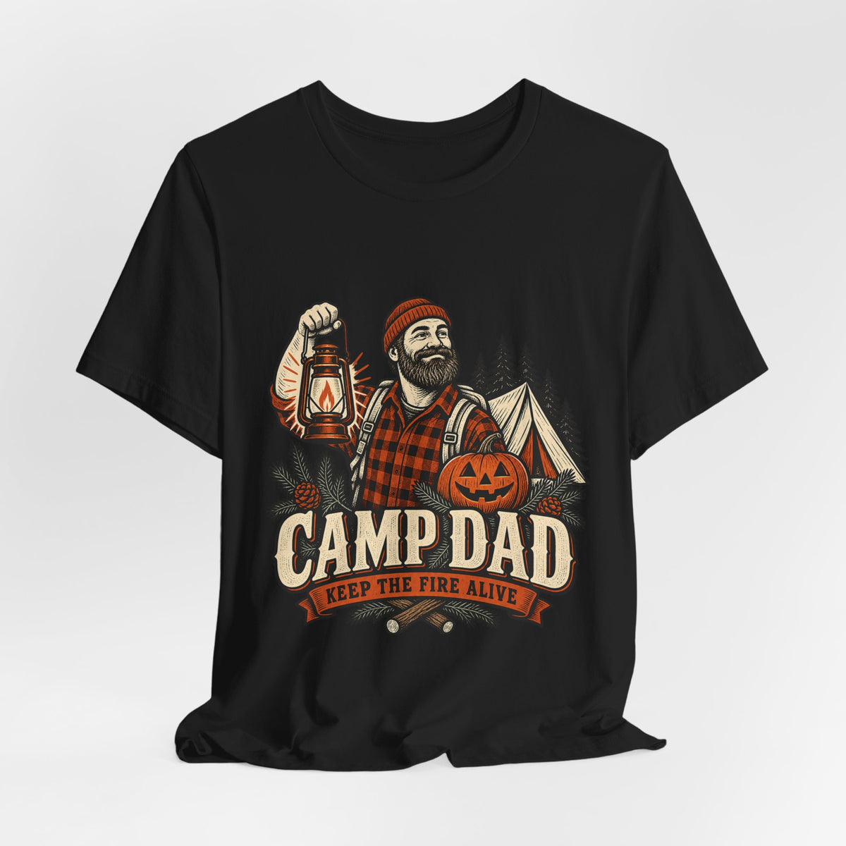 Camp Dad Keep The Fire Alive Tee
