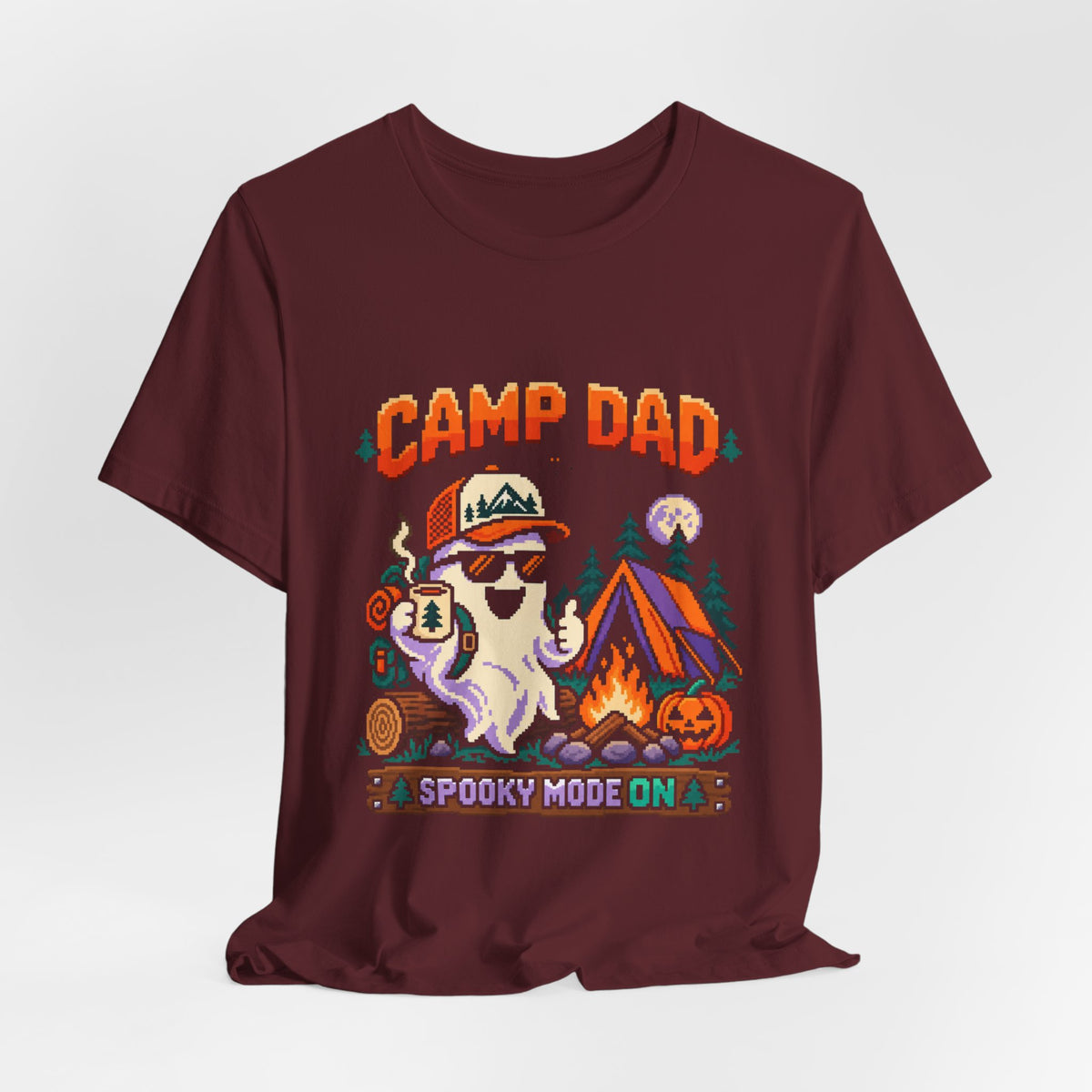 Camp Dad Spooky Mode On Tee