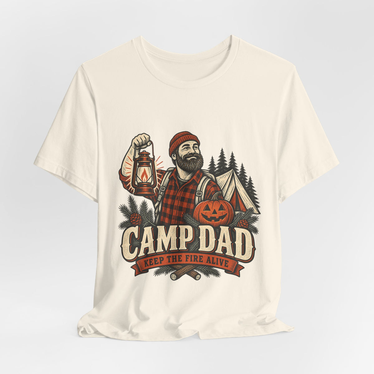 Camp Dad Keep The Fire Alive Tee