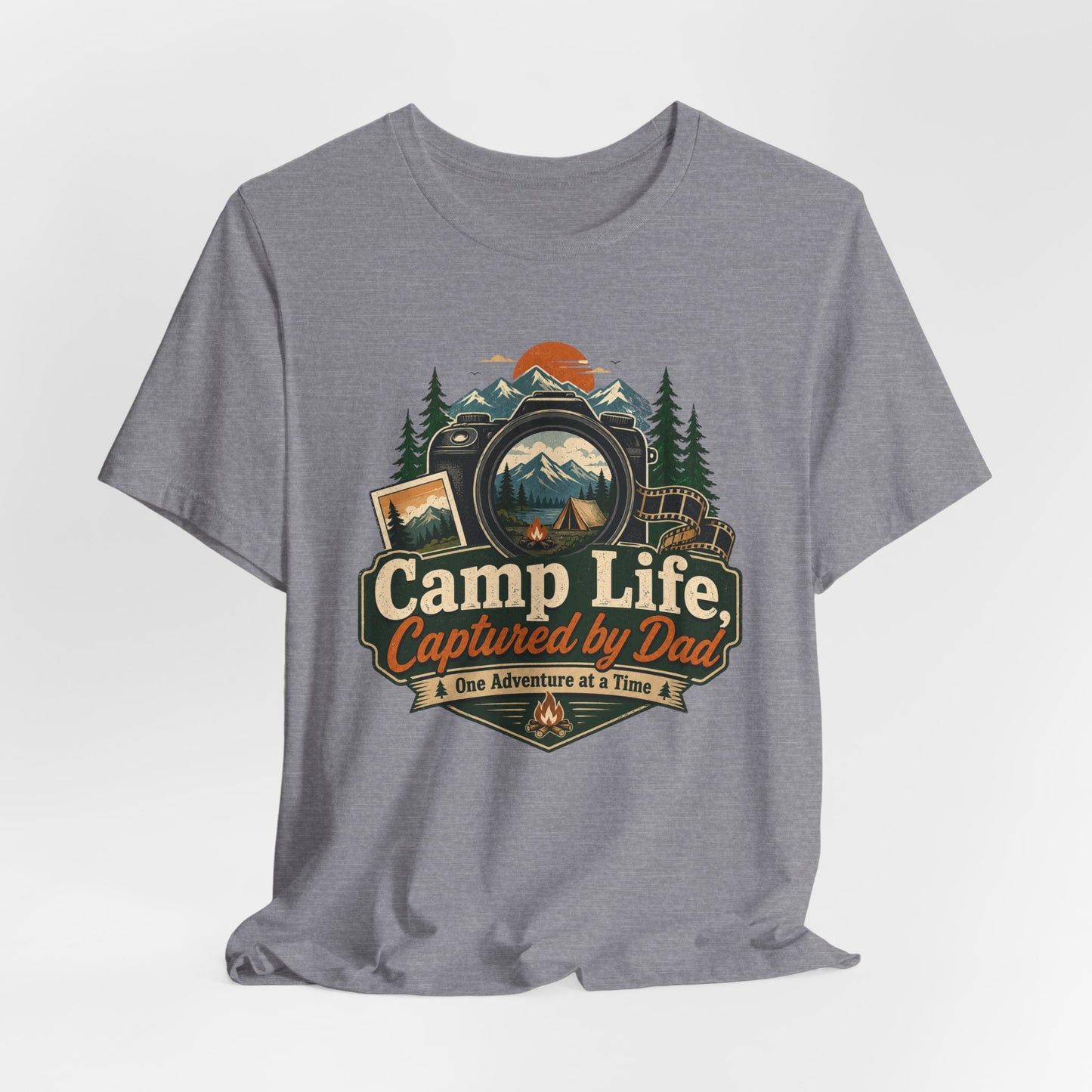 Camp Life T-Shirt - Vintage Campfire Tee