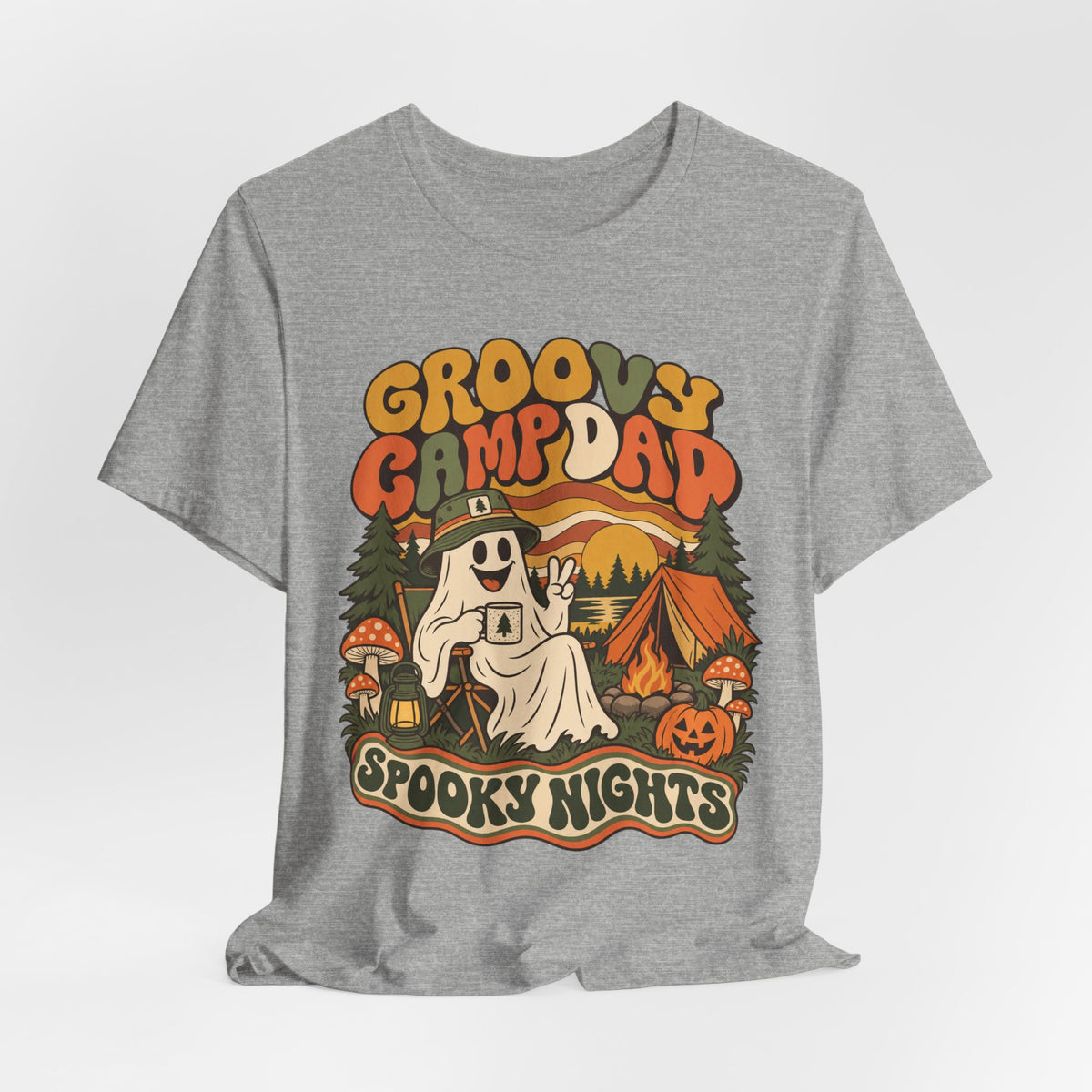 Groovy Camp Dad Spooky Nights Tee