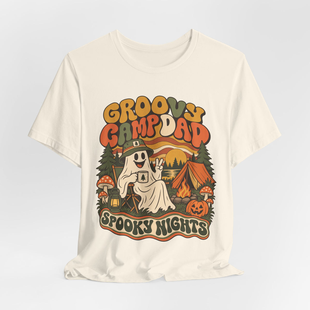 Groovy Camp Dad Spooky Nights Tee
