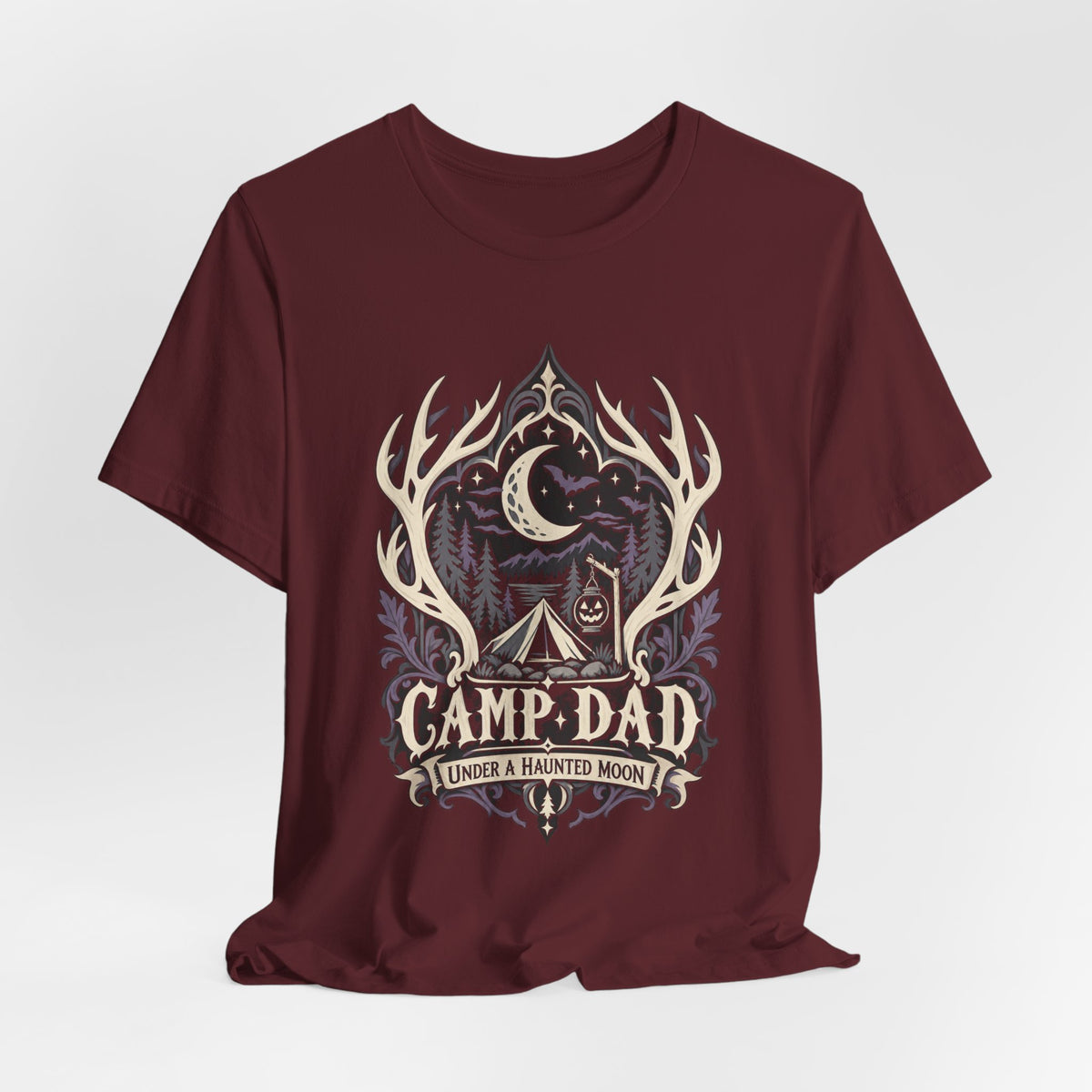 Camp Dad Under A Haunted Moon Tee