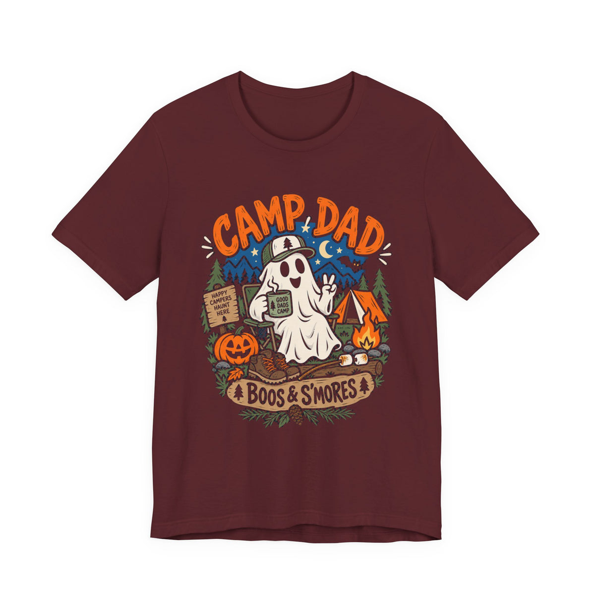 Camp Dad Boos & S'mores Tee