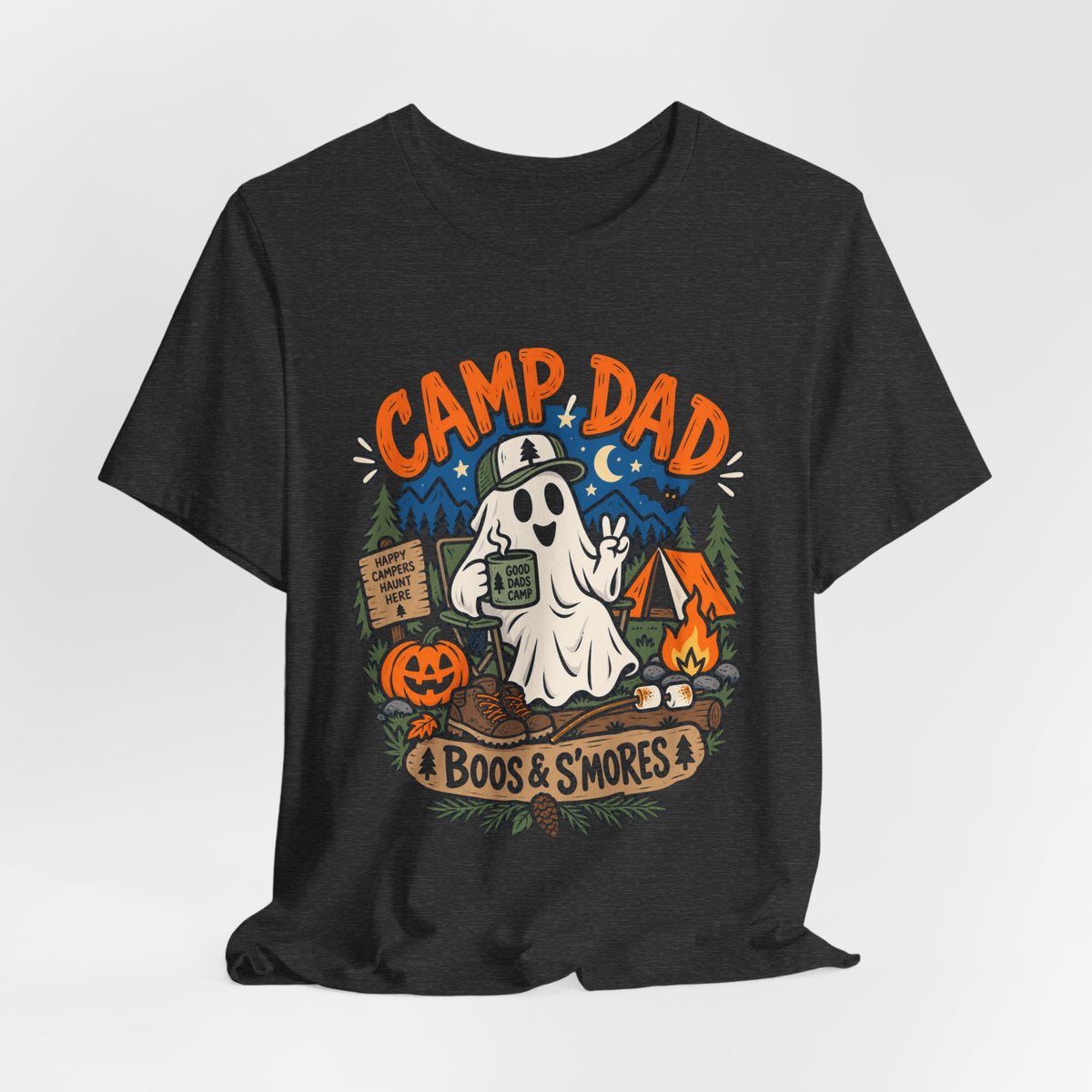 Camp Dad Boos & S'mores Tee