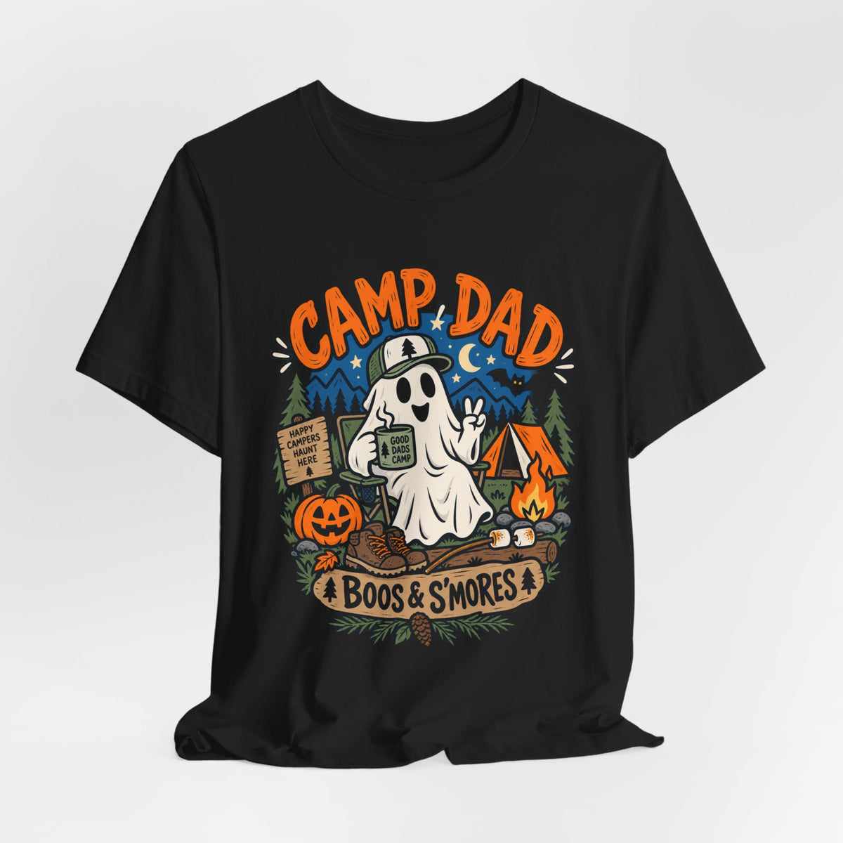 Camp Dad Boos & S'mores Tee