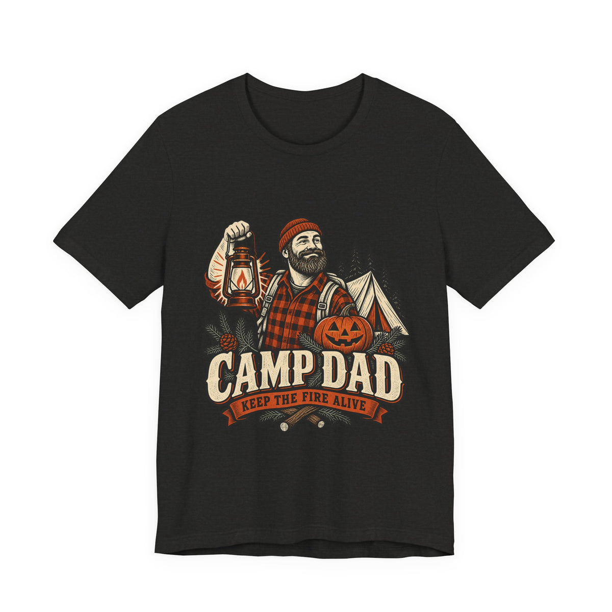 Camp Dad Keep The Fire Alive Tee
