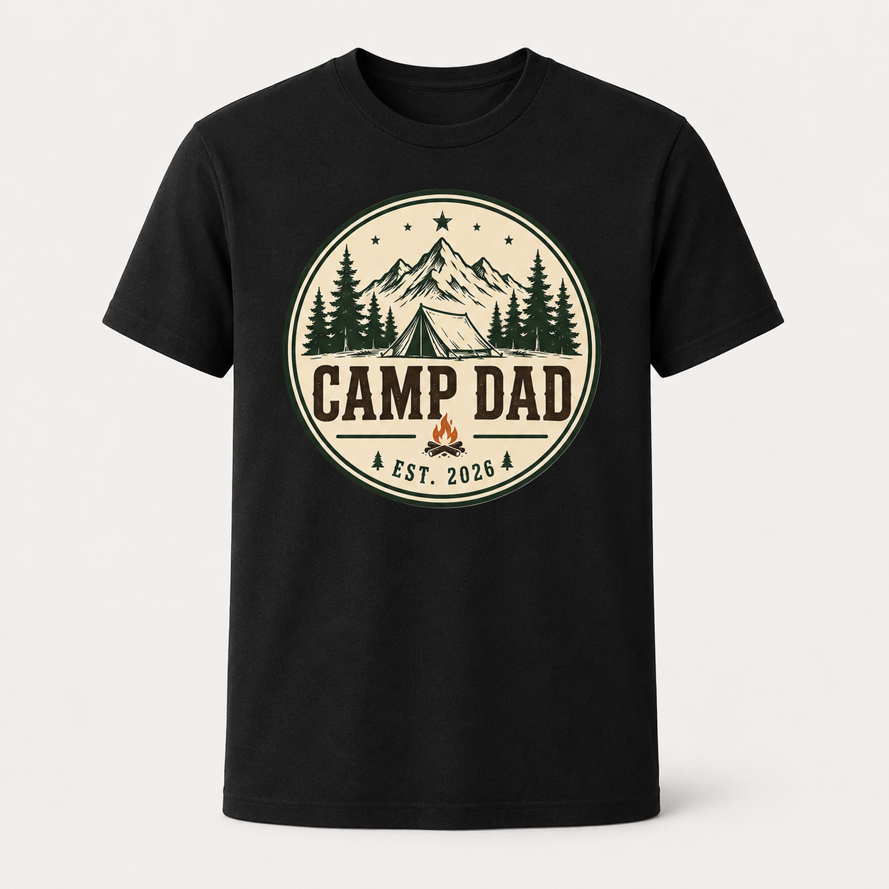 Chief Marshmallow Officer T-Shirt - Camp Dad Tee