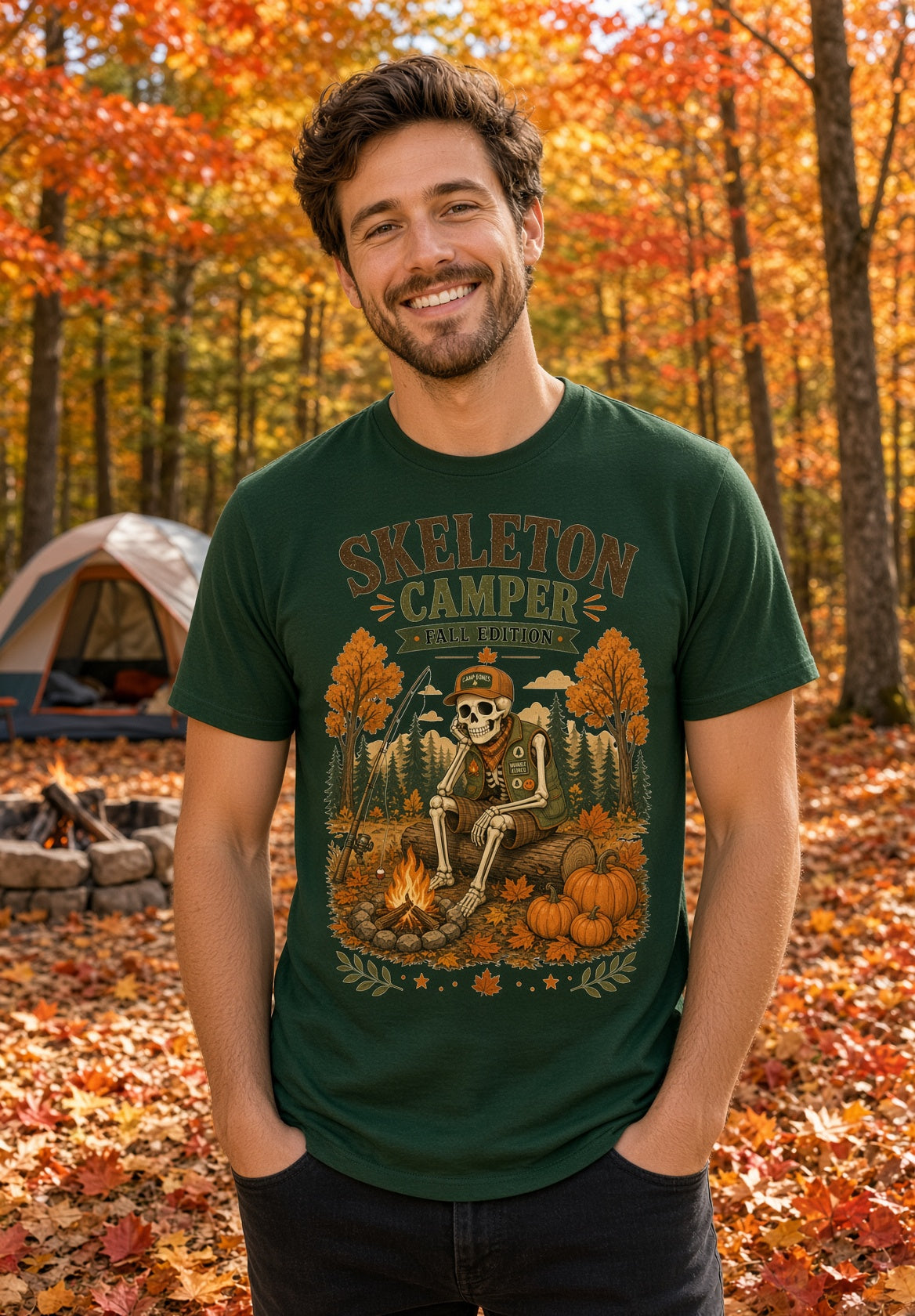 Skeleton Camper — Fall Edition